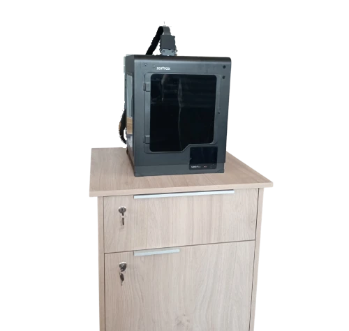 szafka pod drukarkę 3D z szufladą i półką. png