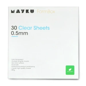 Mayku CAST/CLEAR Sheet 0,5 mm - 1 kpl (30 szt.) 